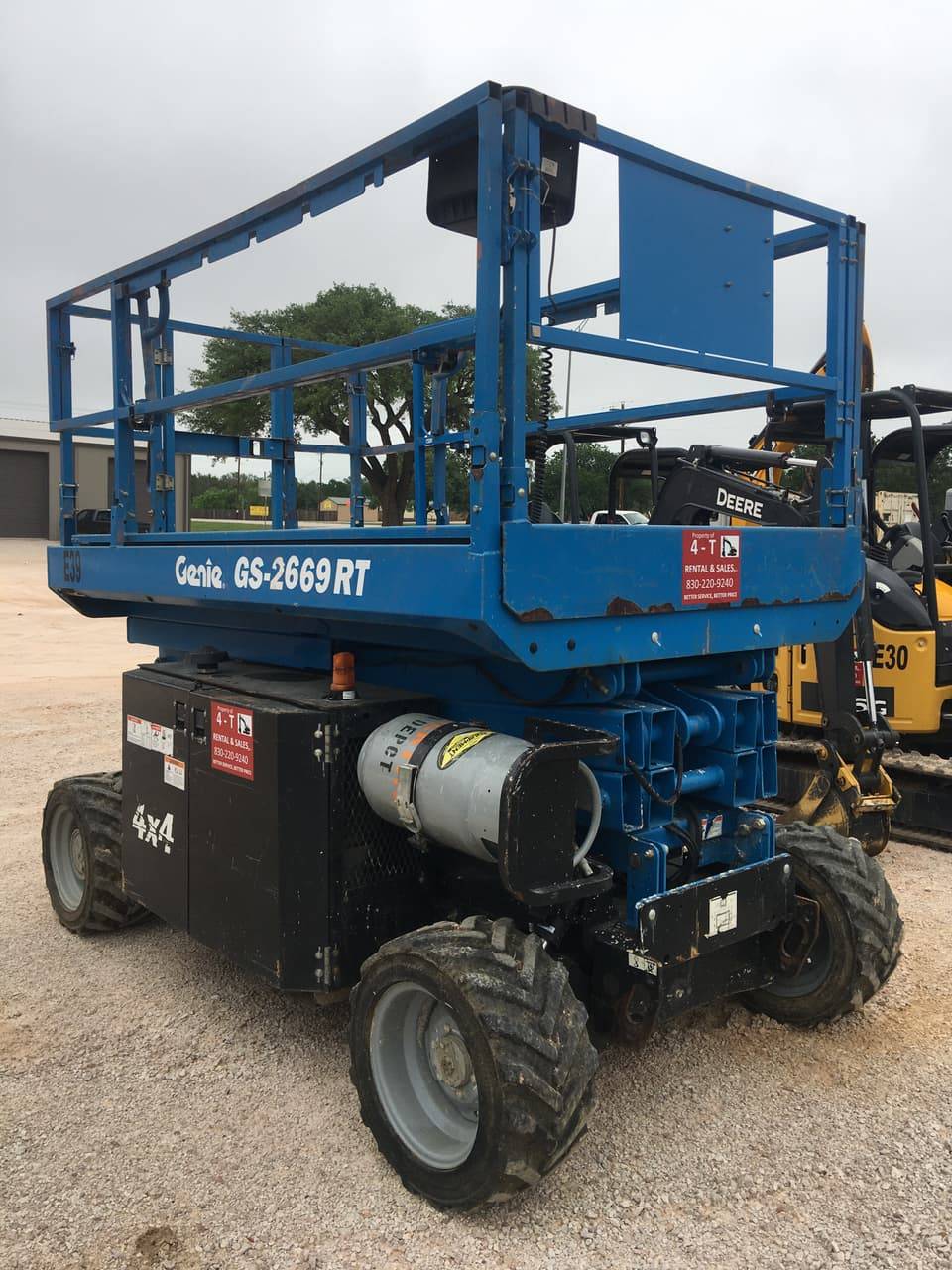 Genie GS-2669 RT rough-terrain scissor lift available to rent
